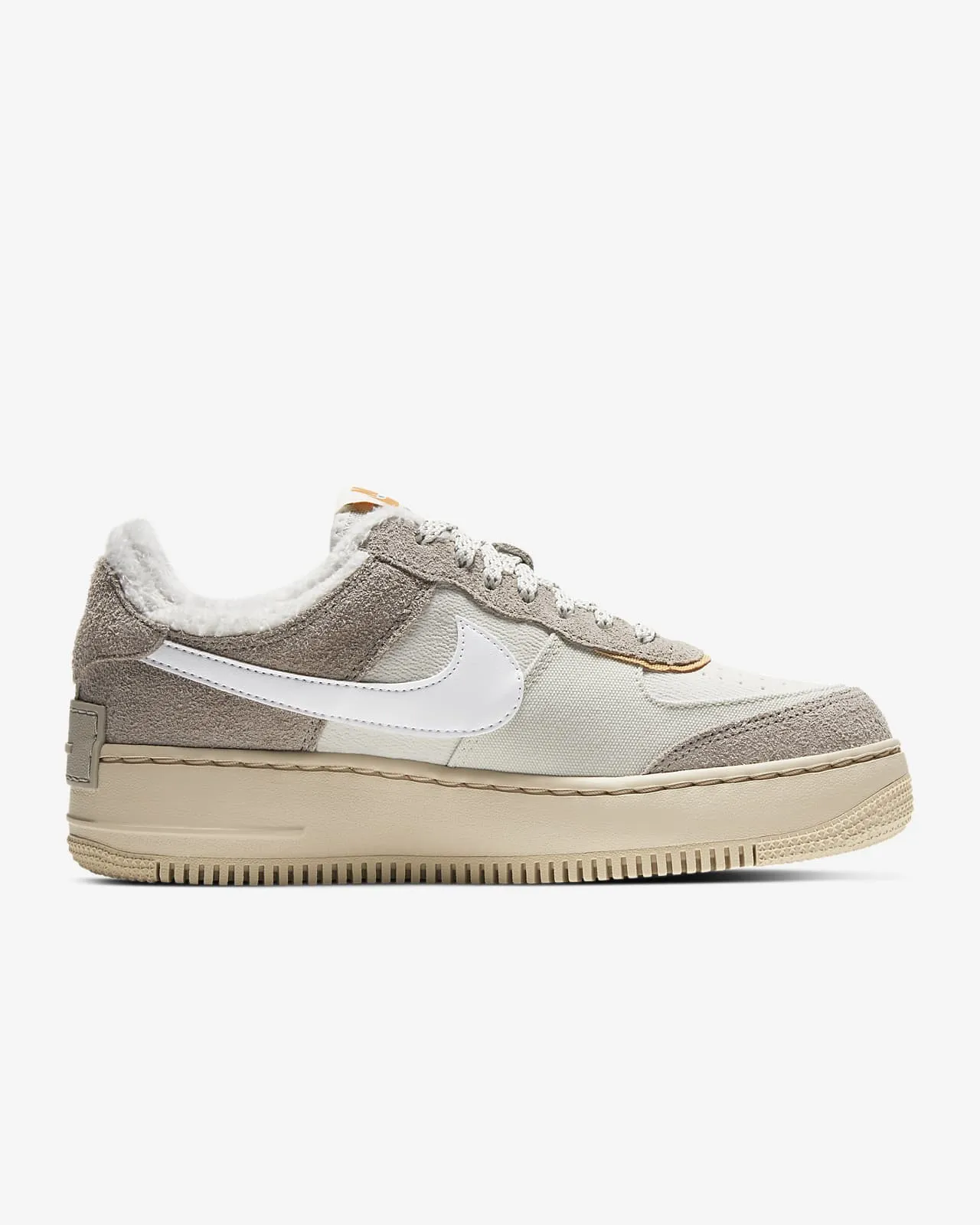 Nike Air Force 1 Low Fur-Lined Shadow Tenis Casual