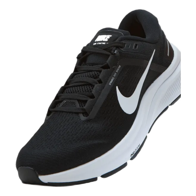 Nike Air Zoom Structure 24 Women's Road Running Shoes BLACK/WHITE