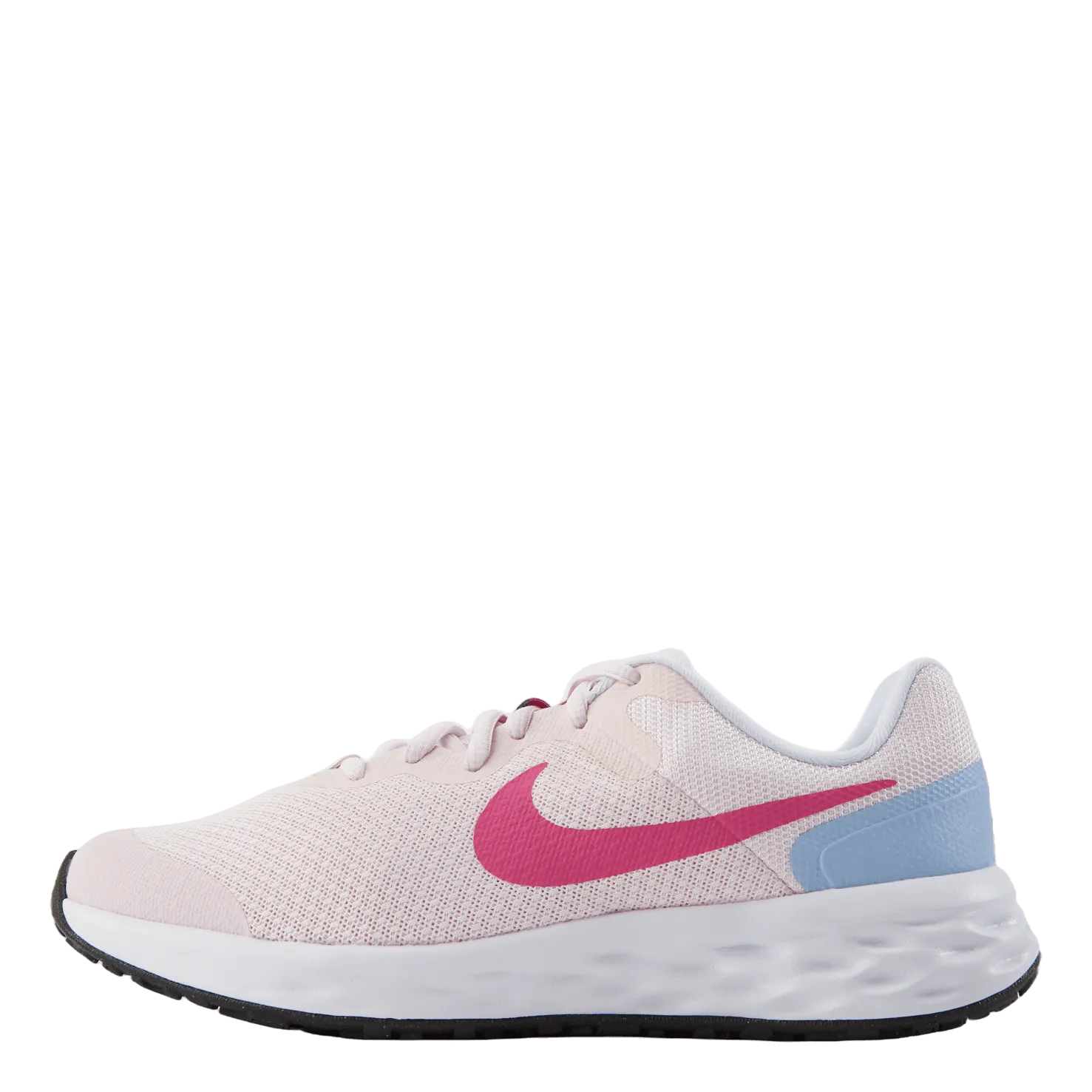 Nike Revolution 6 Big Kids' Road Running Shoes PEARL PINK/COSMIC FUCHSIA-COBALT BLISS