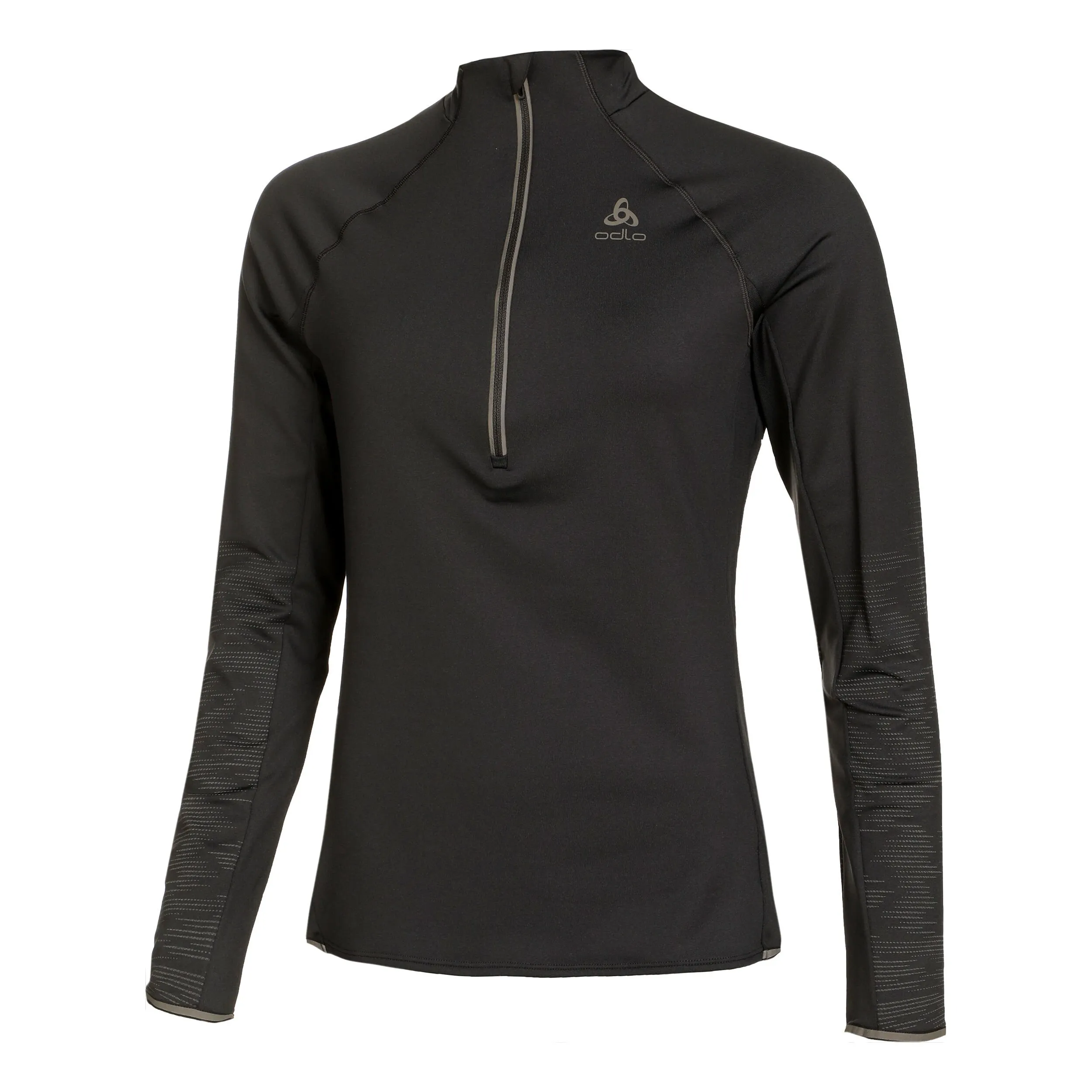 Odlo Zeroweight Ceramiwarm Reflective Mid Layer Half-Zip Top De Running Mujeres