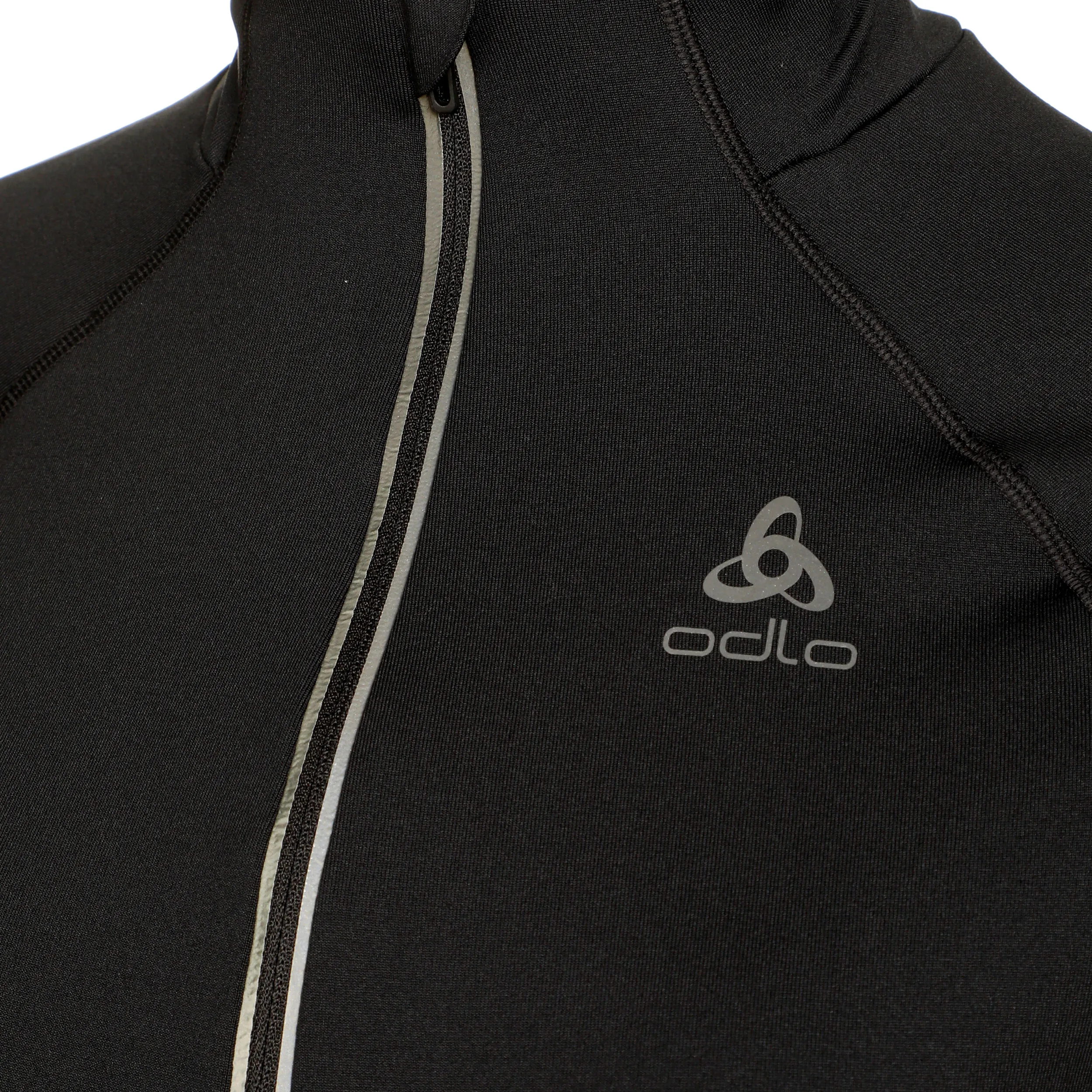 Odlo Zeroweight Ceramiwarm Reflective Mid Layer Half-Zip Top De Running Mujeres