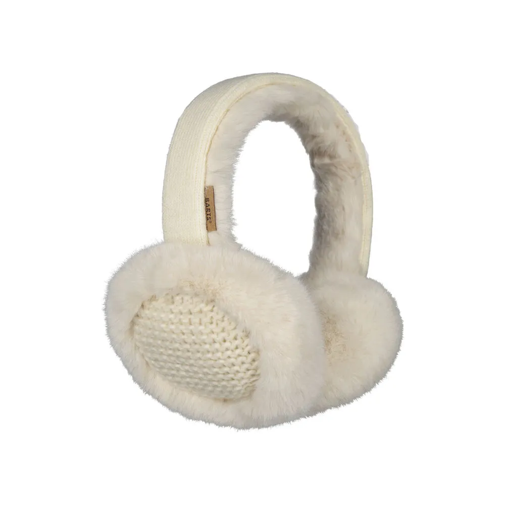 Orejeras Blancas Barts Bigwit Earmuffs Cream Suaves De Piel Sintética