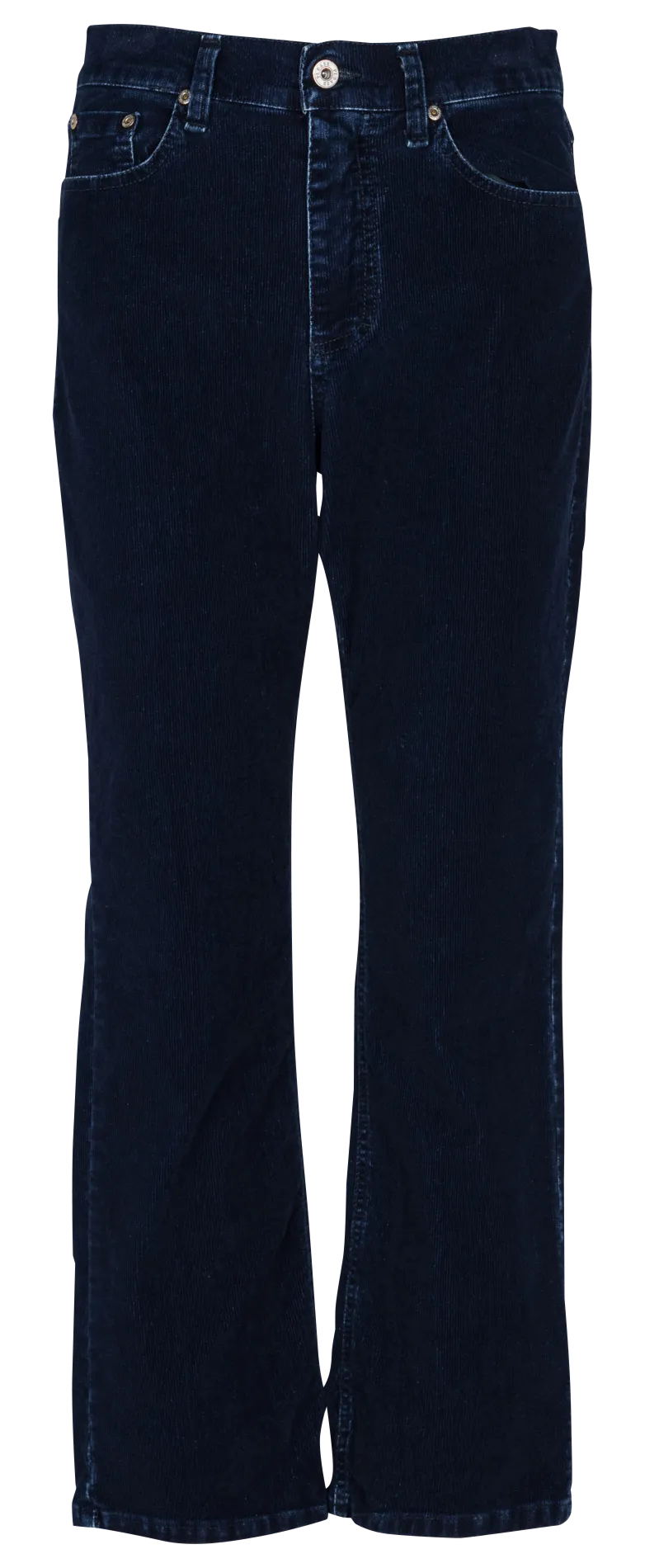 Pantalón de algodón mezclado recto en azul