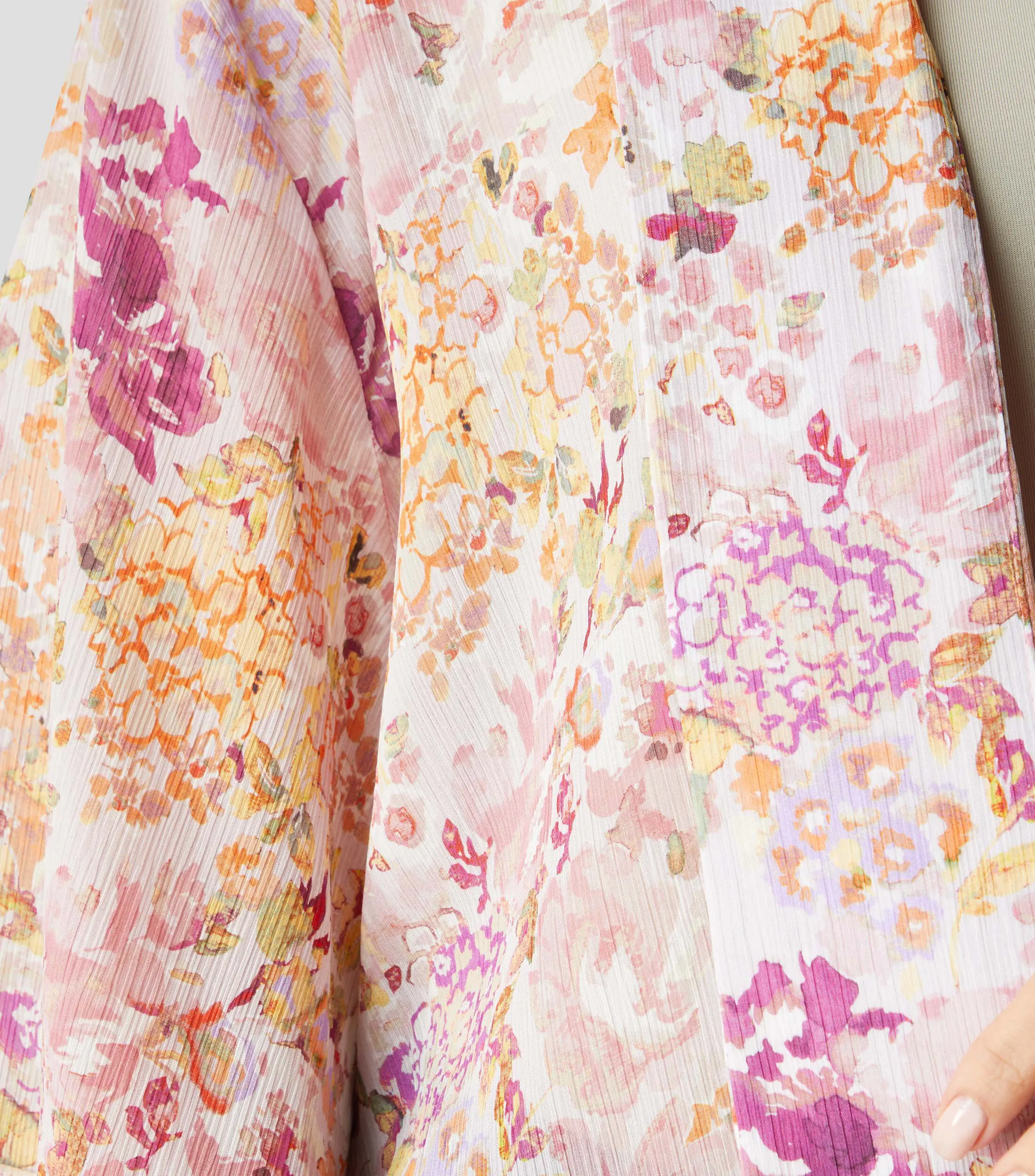 Pertegaz Kimono tres cuartos con estampado floral Mujer