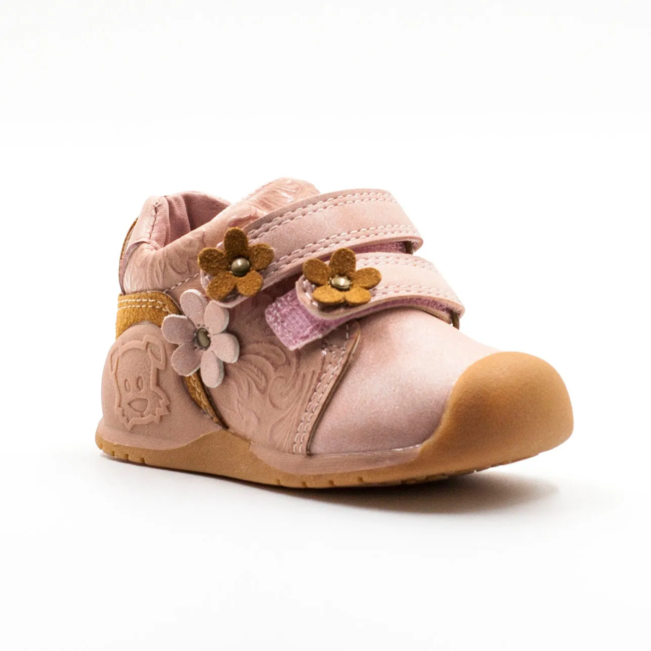 Pillin Zapatos C/Velcro Rosado Nia Casual