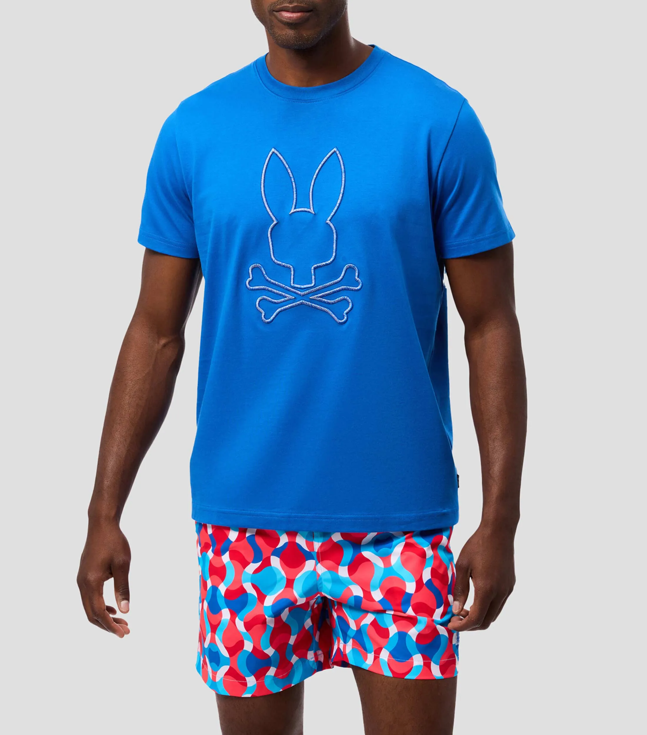 Psycho Bunny Playera cuello redondo manga corta con logotipo Hombre