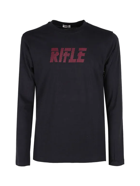 Rifle Camiseta de algodón de manga larga para hombre.