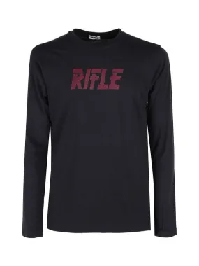 Rifle Camiseta de algodón de manga larga para hombre.