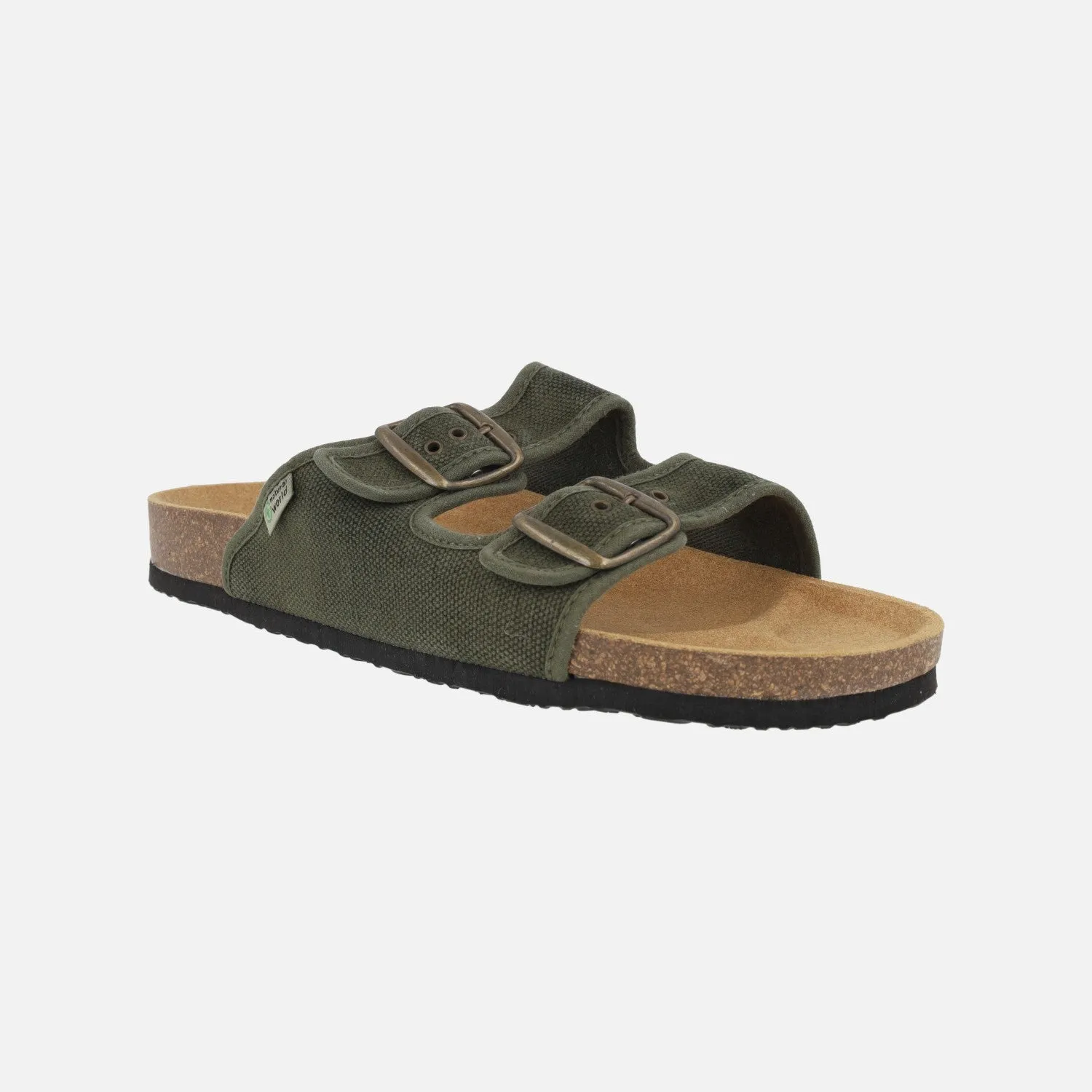 SANDALIAS BIO DE HEBILLAS EN ALGODÓN ORGÁNICO PARA HOMBRE TROPIC