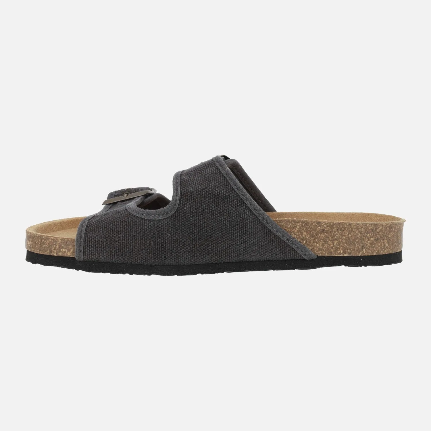 Sandalias bio de hebillas en algodón orgánico para mujer Tropic