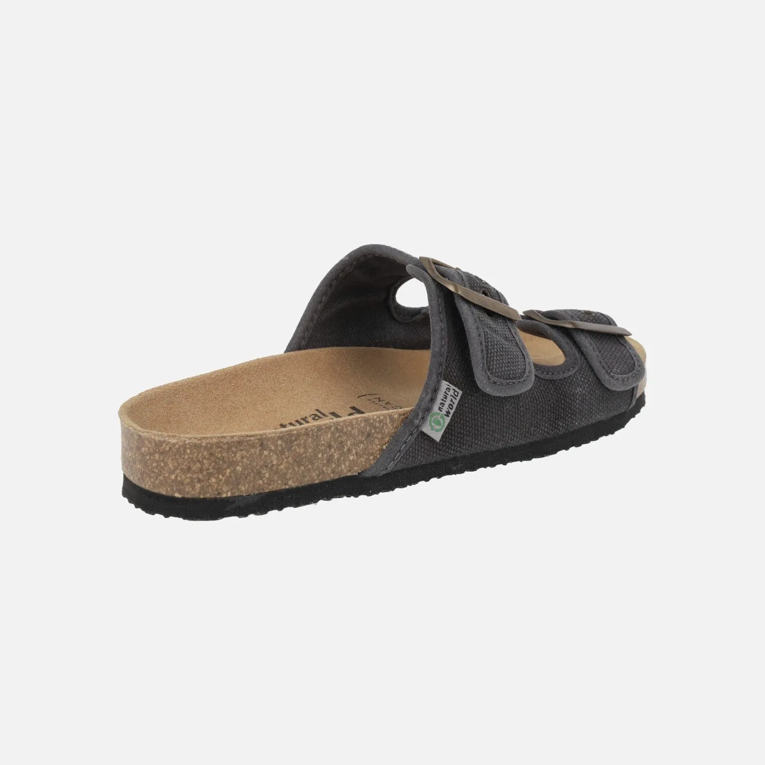 Sandalias bio de hebillas en algodón orgánico para mujer Tropic