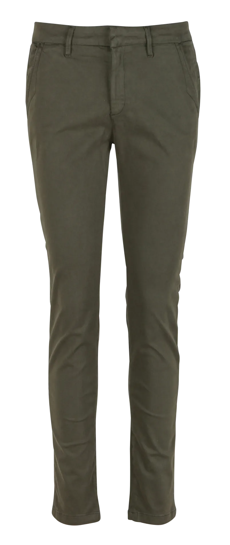 SANDY BASIC 2 - Pantalón chino de mezcla de algodón en caqui