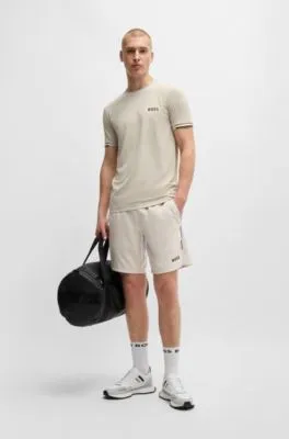 Shorts de tenis BOSS x Matteo Berrettini en tejido multielástico