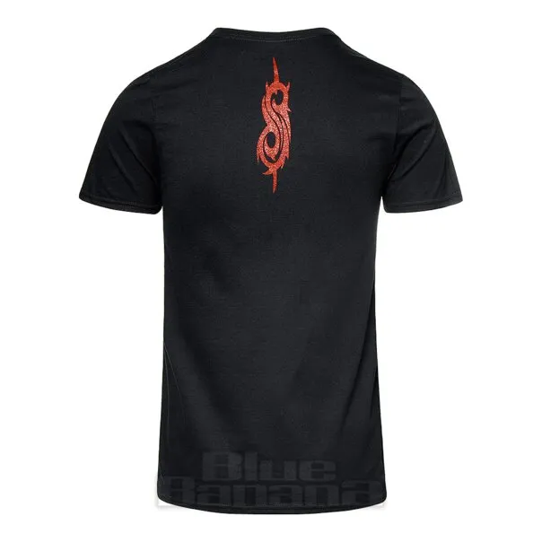 Slipknot Camiseta Oficial de Manga Corta Con Estampado Dead Effect - Negro