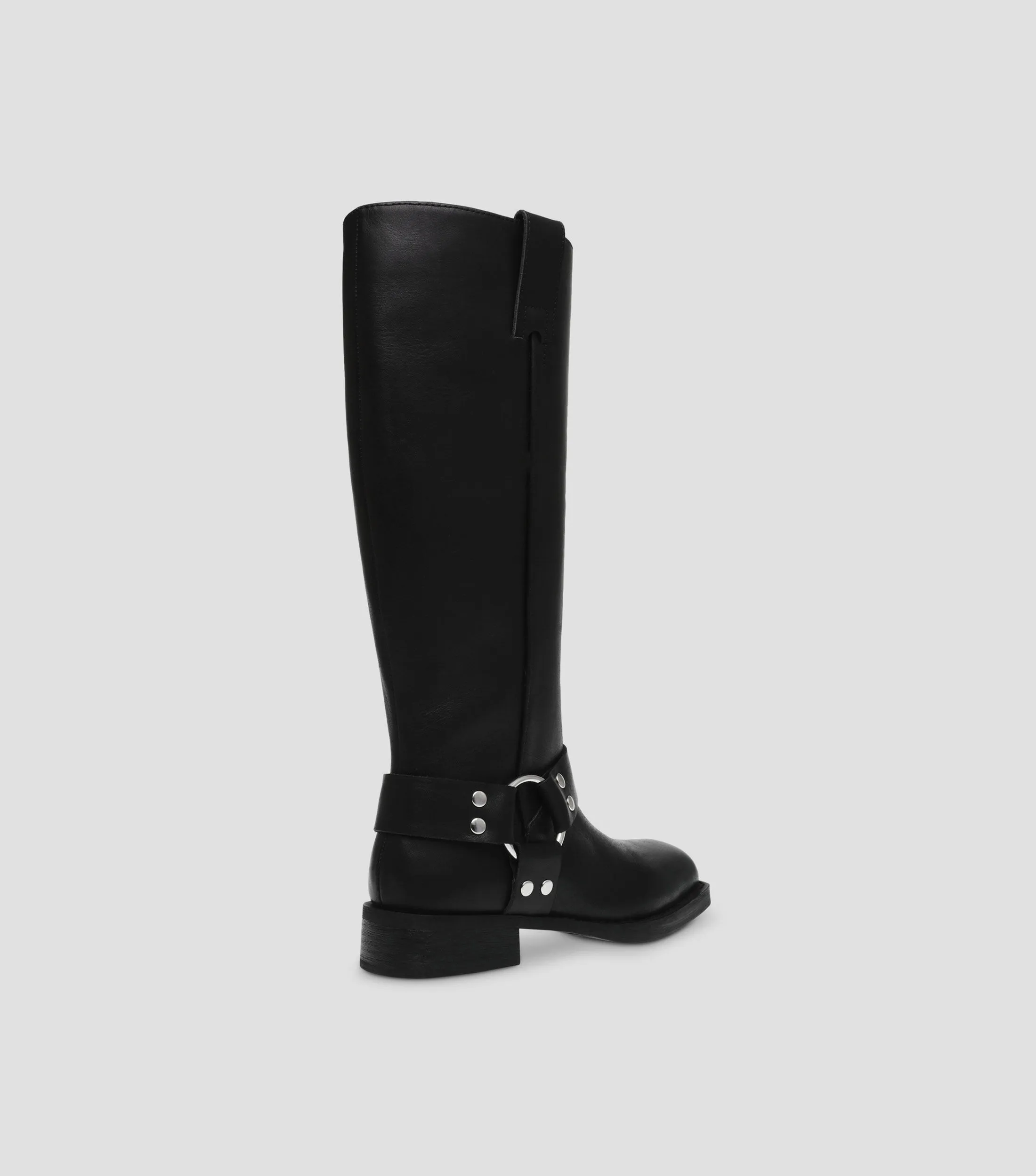 Steve Madden Botas Largas con Tacón Medio Media Luna Mujer