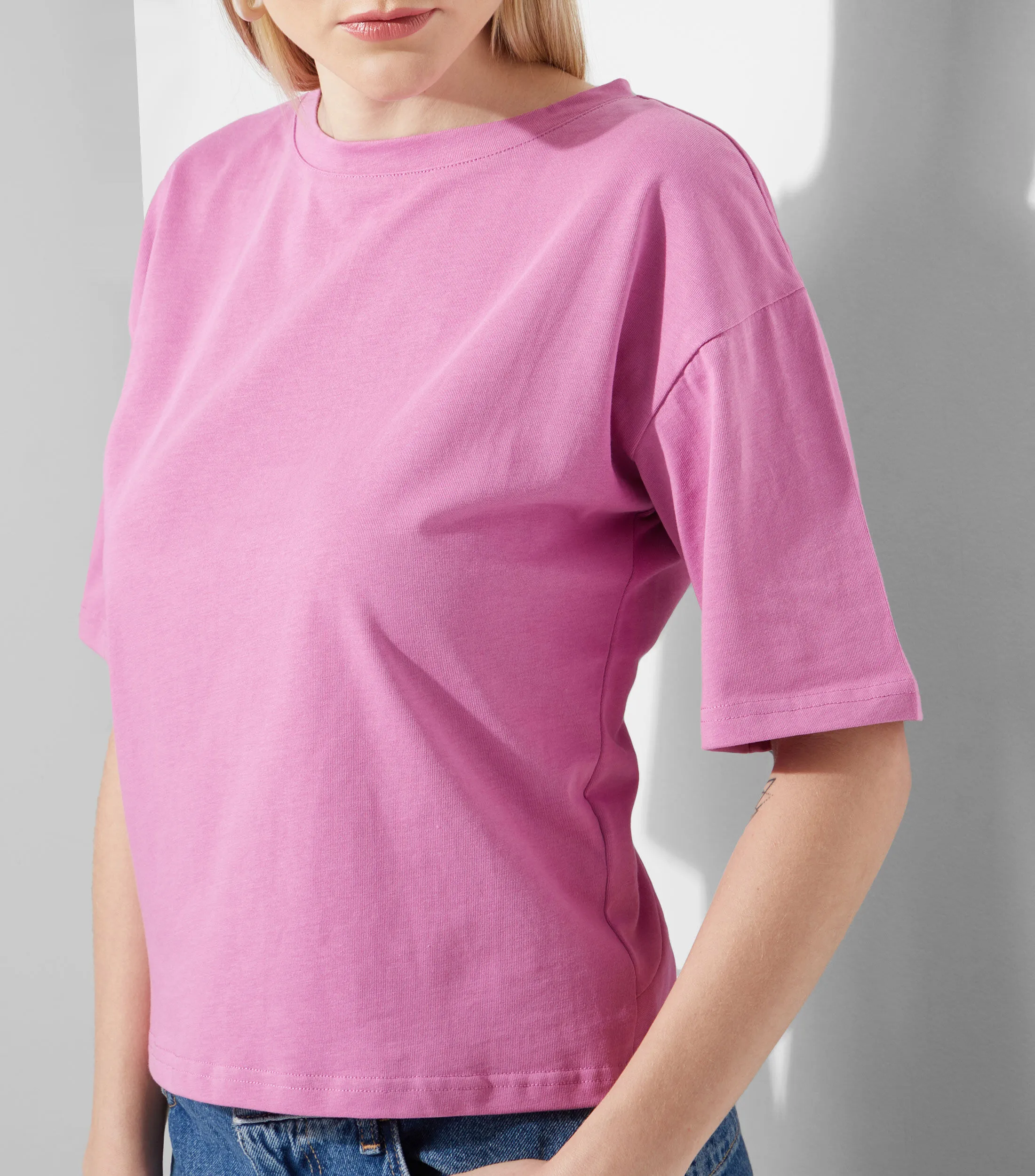 SUNCOO Playera Cuello Redondo Manga Corta Mujer