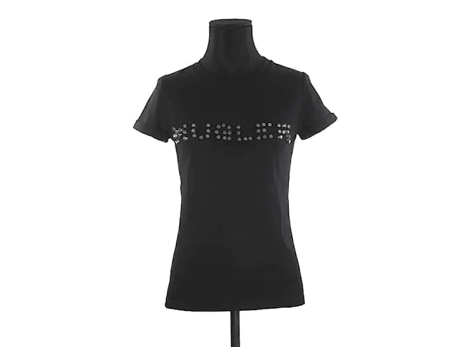 Thierry Mugler camiseta de algodón Negro 