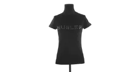 Thierry Mugler camiseta de algodón Negro 