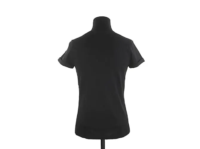 Thierry Mugler camiseta de algodón Negro 