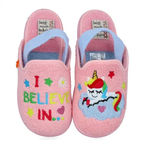 VUL-LADI 1101-052 Zapatillas de casa unicornio 