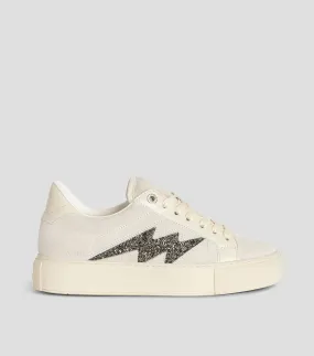 Zadig & Voltaire Tenis casuales en piel La Flash con cristales Swarovski Mujer