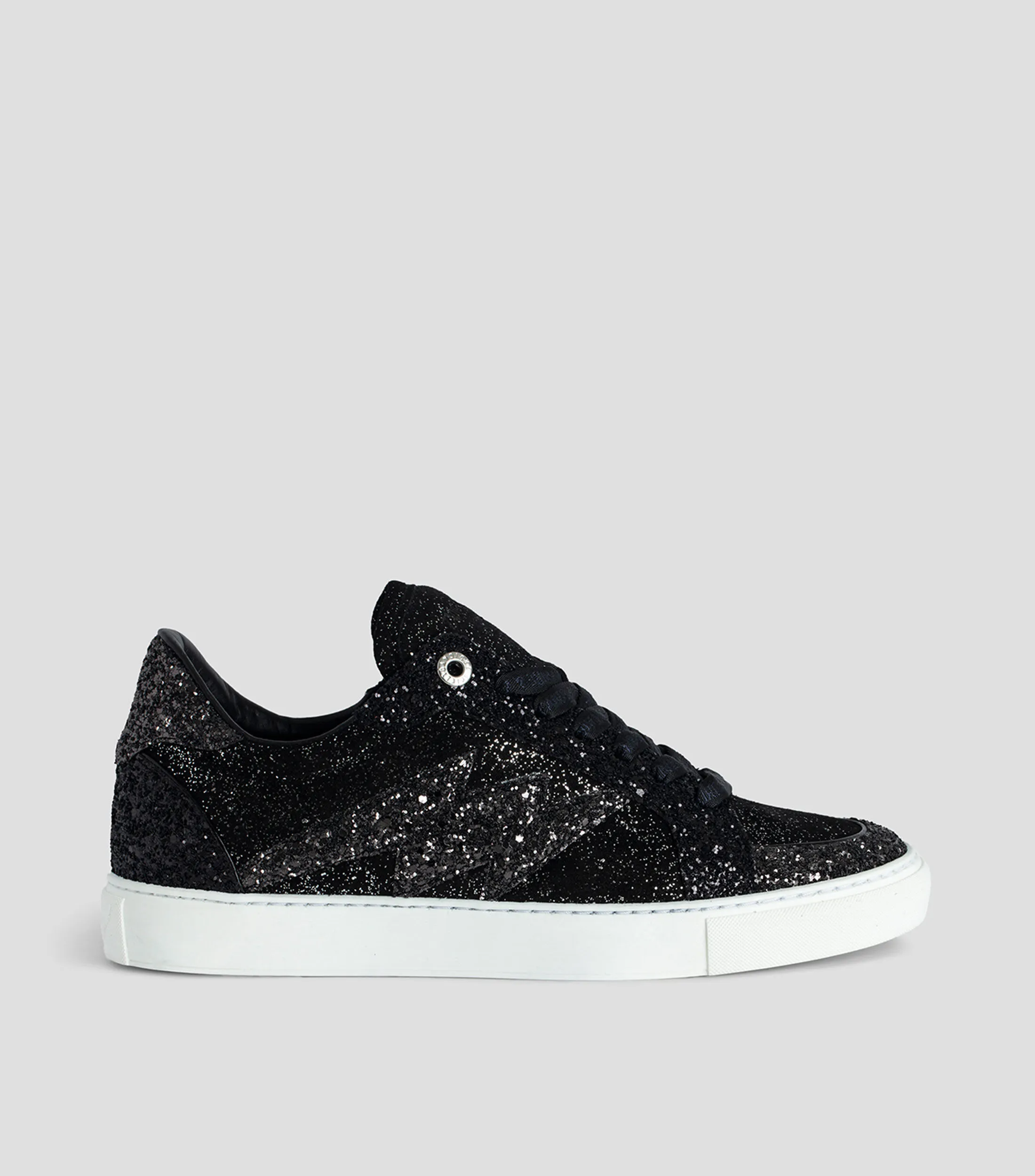 Zadig & Voltaire Tenis casuales La Flash con glitter Mujer