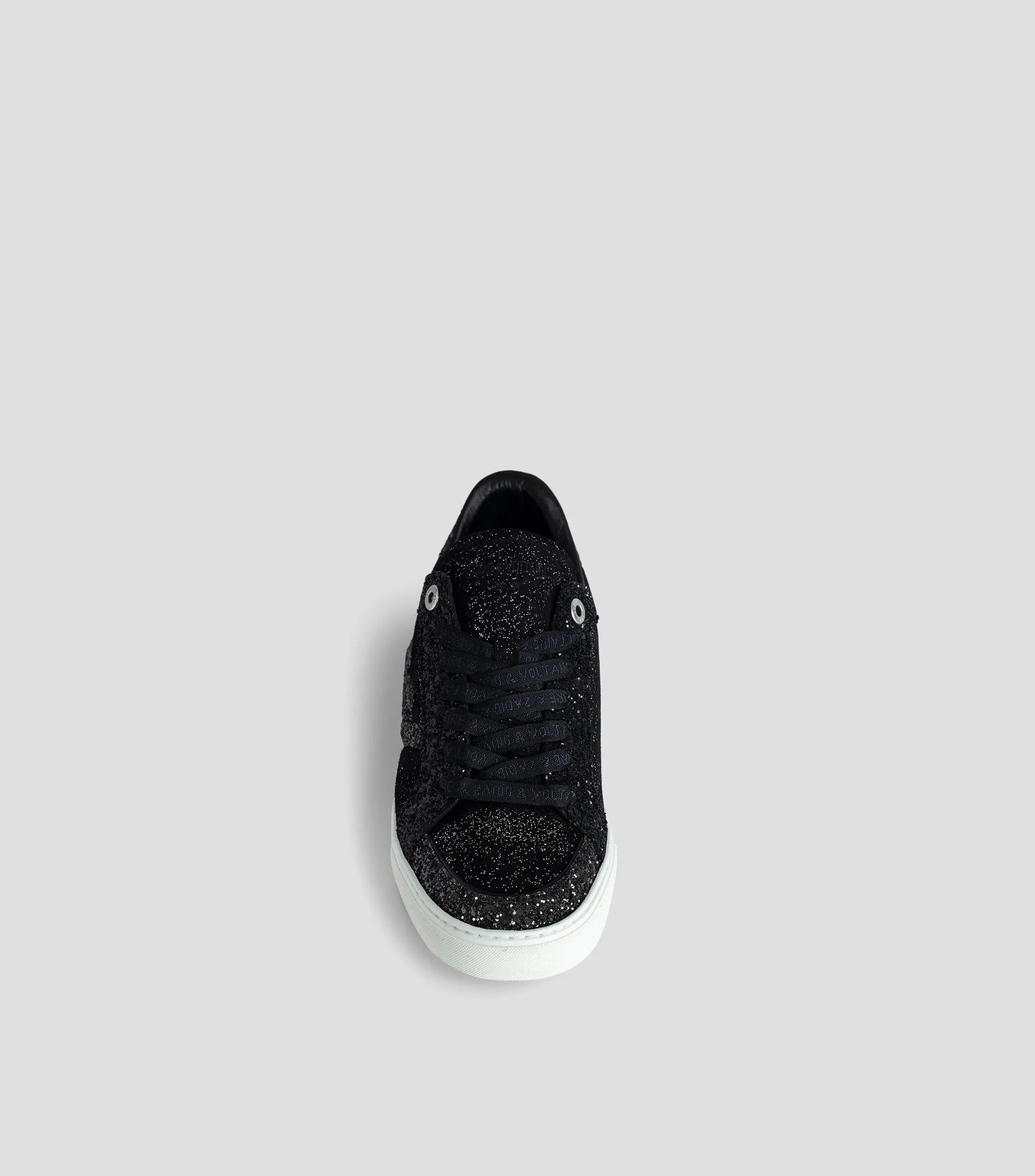 Zadig & Voltaire Tenis casuales La Flash con glitter Mujer