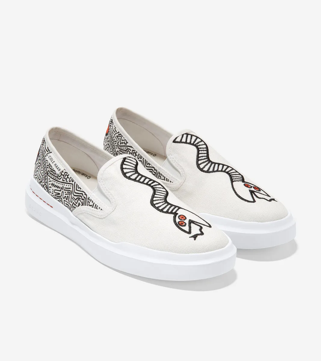 Zapatillas con Serpiente Cole Haan x Keith Haring de Hombre | GrandPrø Rally Slip-On Sneaker