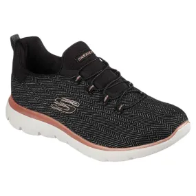 ZAPATILLAS SKECHERS SUMMIT DAZZLING ME NEGRO ROS G 149528-BKRG