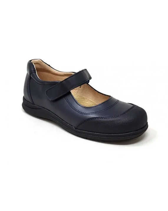 ZAPATO COLEGIAL NIÑA PIEL CARLETA E-5715