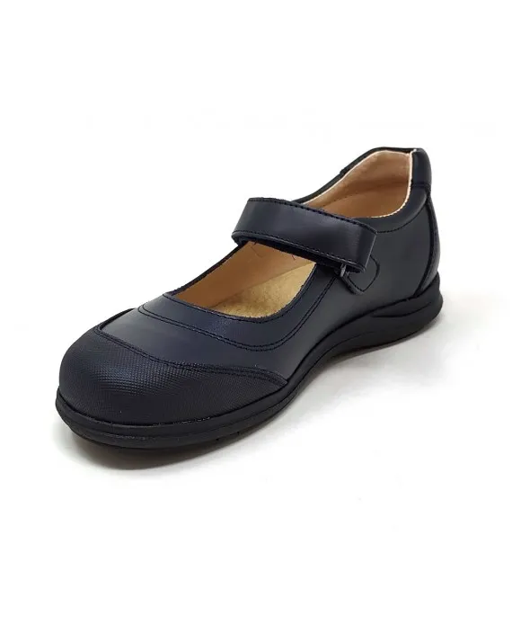 ZAPATO COLEGIAL NIÑA PIEL CARLETA E-5715