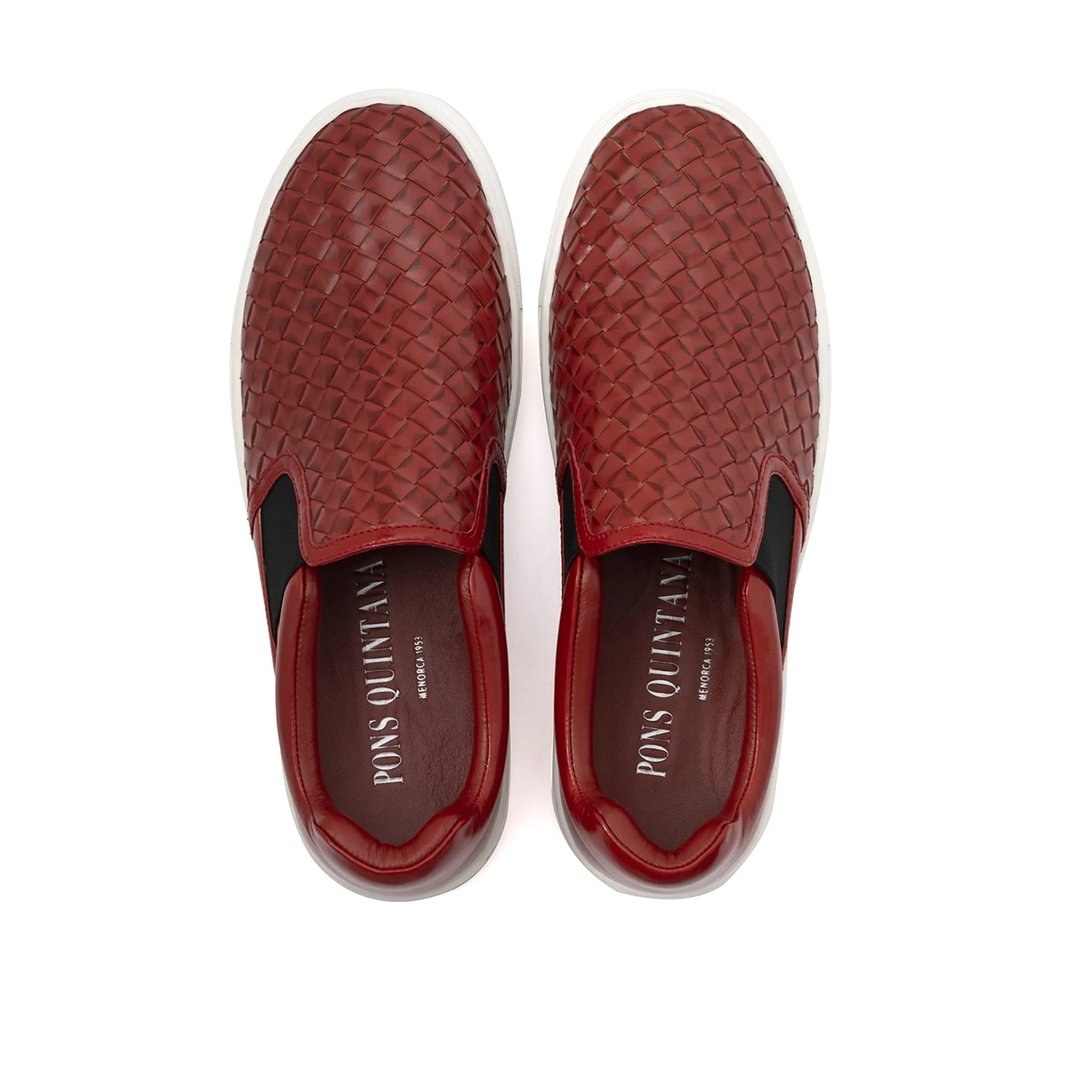 ZAPATO DEPORTIVO M001 TRENZADO ROJO