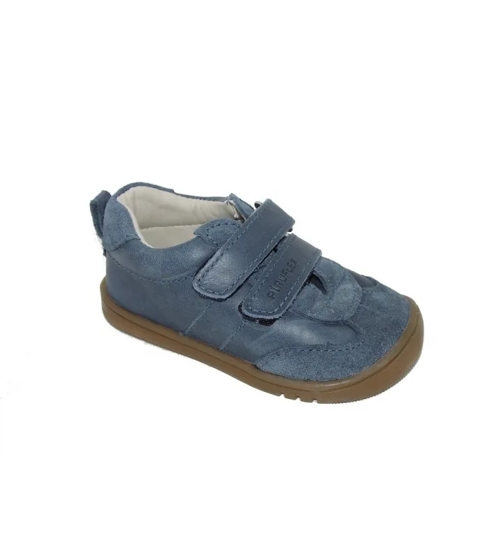 Zapato deportivo piel-serraje azul PIRUFLEX