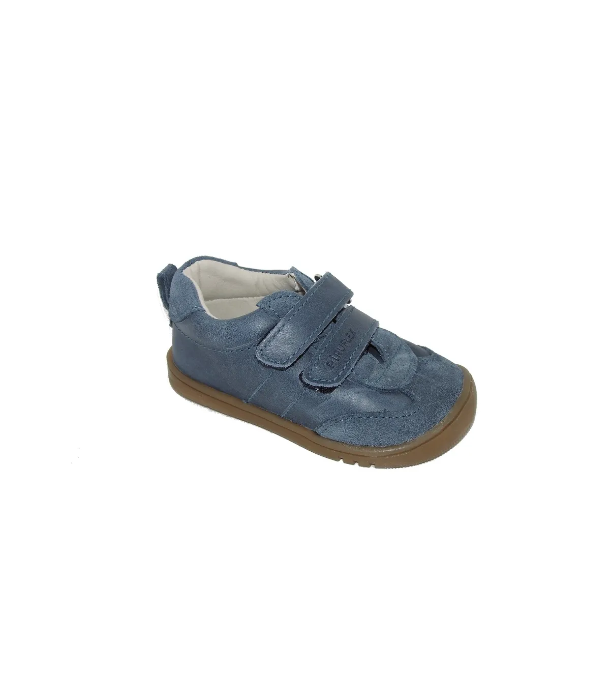 Zapato deportivo piel-serraje azul PIRUFLEX