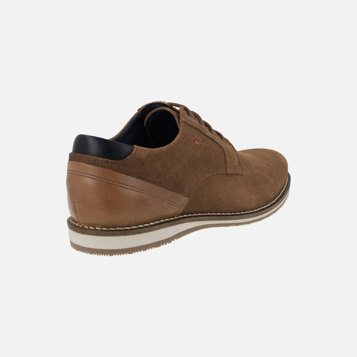 ZAPATOS DE CORDONES PARA HOMBRE ESTILO CASUAL EN SERRAJE MARRON